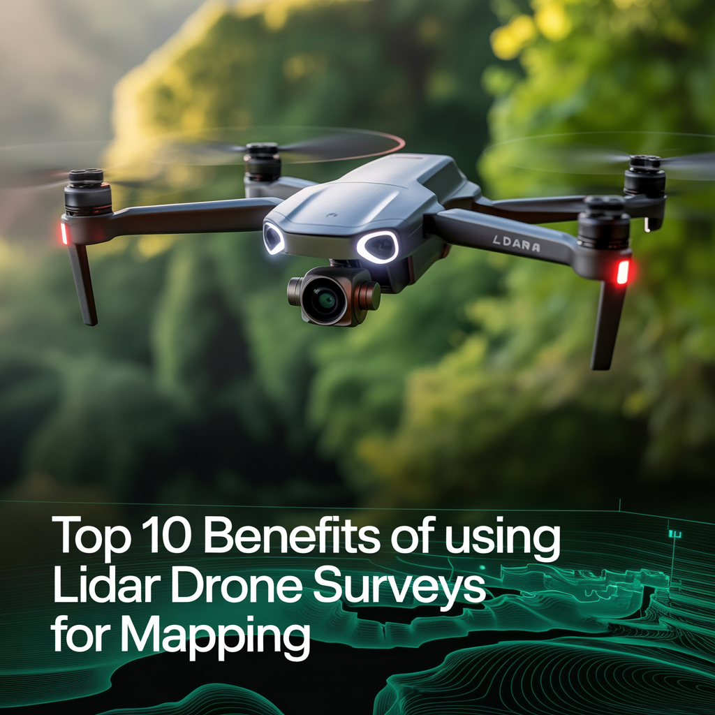 LiDAR drone survey