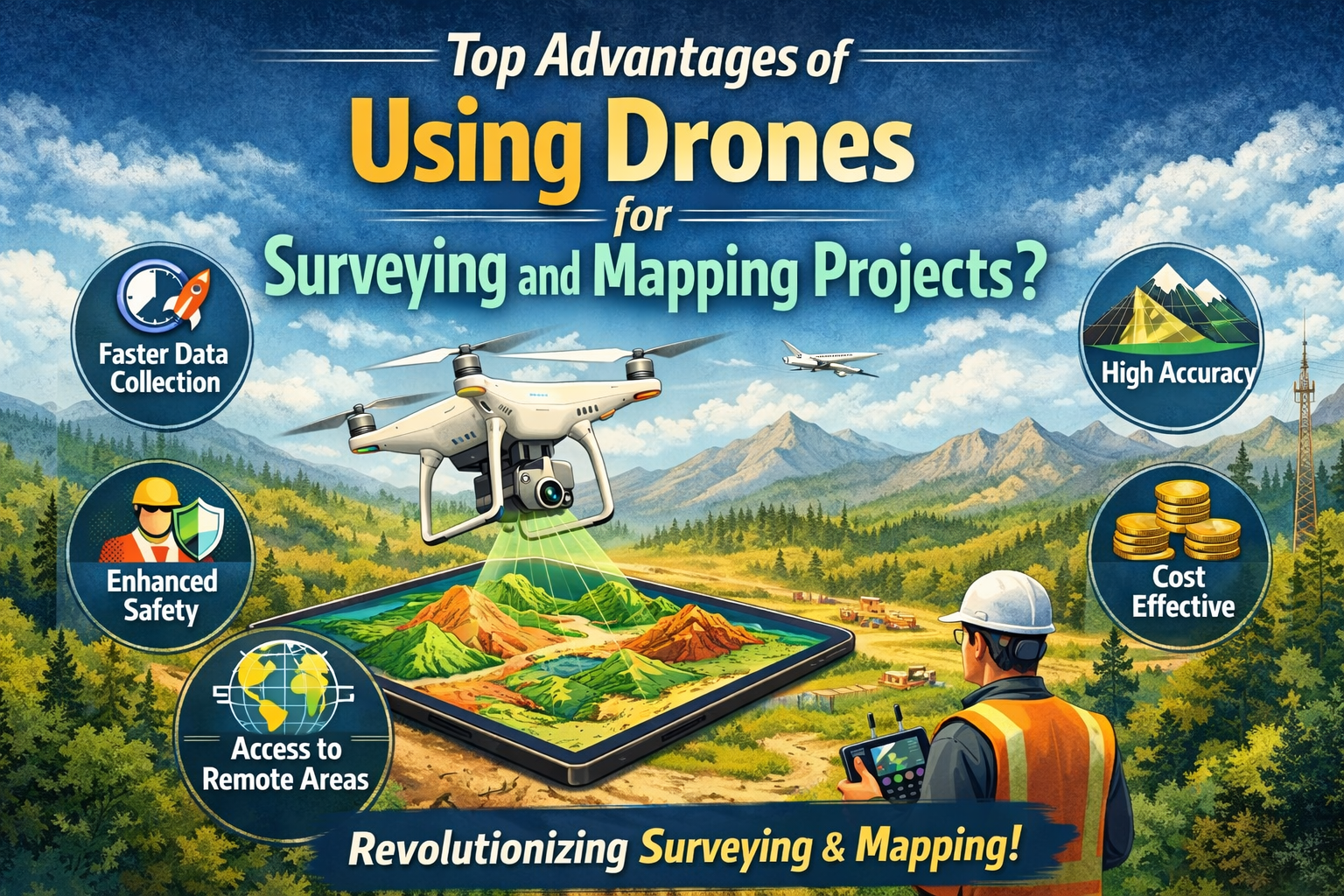 drones used for surveying 