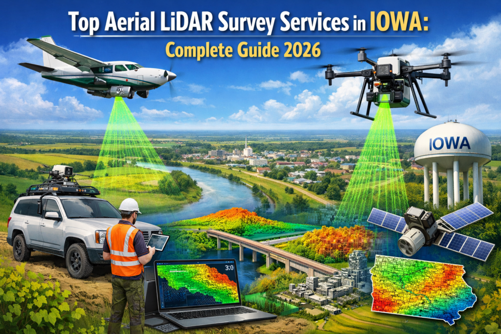 aerial LiDAR survey services in Iowa